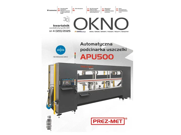 Najnowsze wydanie kwartalnika OKNO – pełen przegląd trendów, technologii i wyzwań branży stolarki otworowej